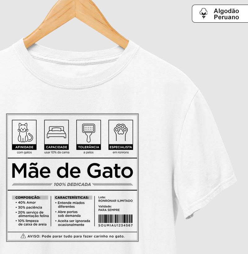 Rótulo Mãe de Gato