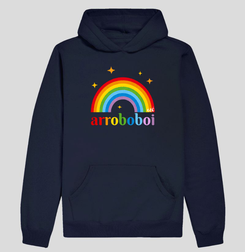 Arroboboi - Arco-íris  - Hoodie Moletom
