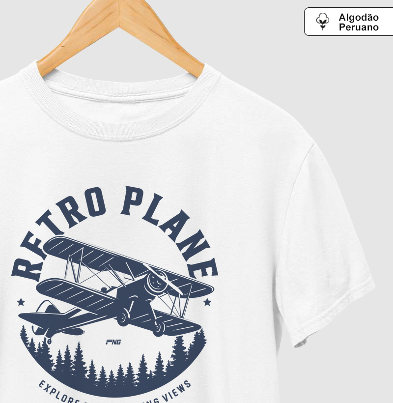 Camiseta Retro plane