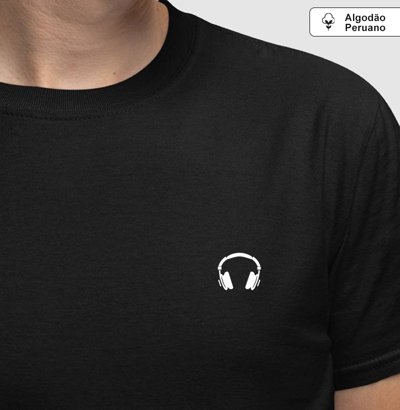 Camiseta Premium Basic Headphones