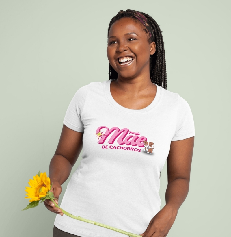 Camiseta MÃE DE CACHORROS | 100% Algodão