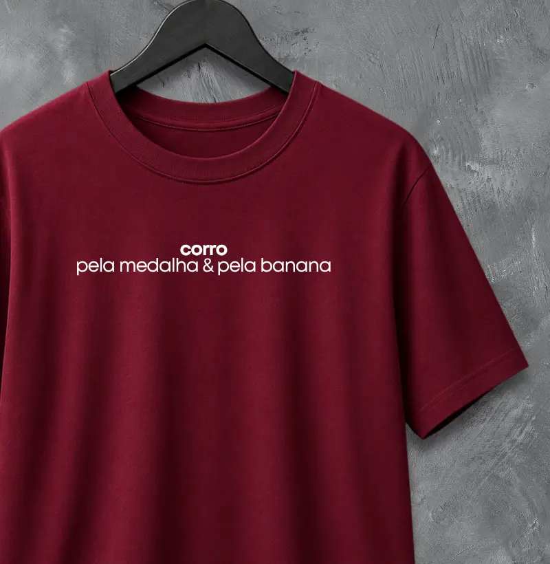 CORRO PELA MEDALHA E PELA BANANA
