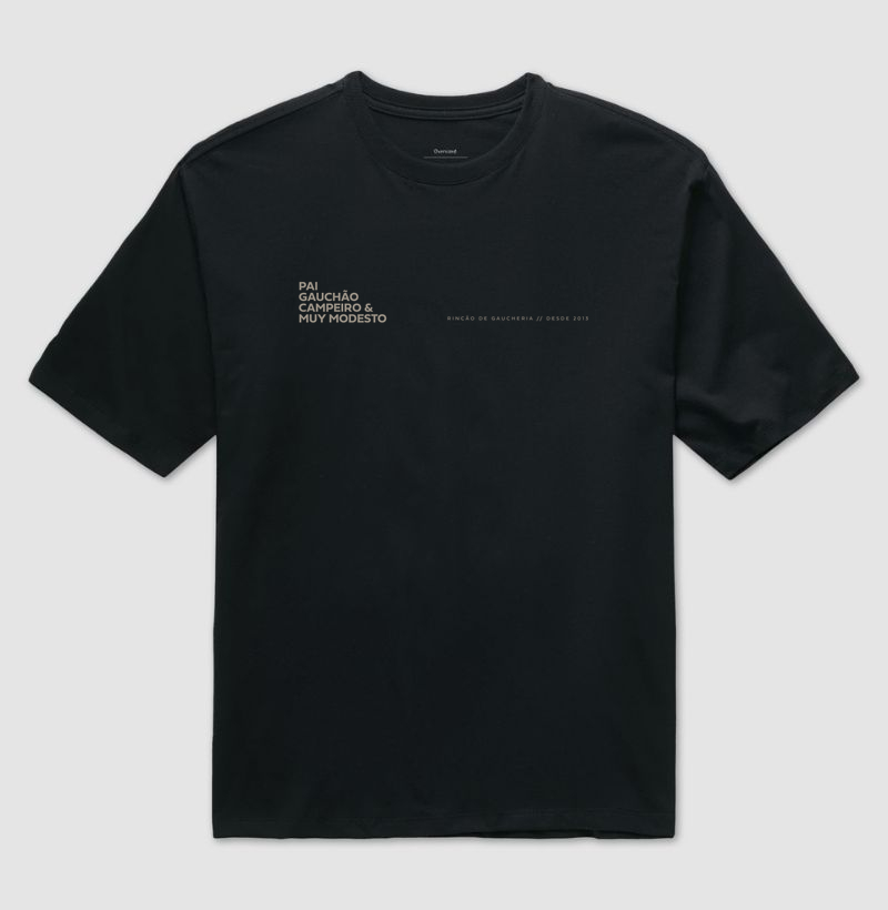 Camiseta Pai Gauchão Campeiro & Muy Modesto