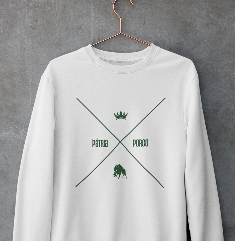 Suéter Porco Rei (Desc. abaixo no PIX)