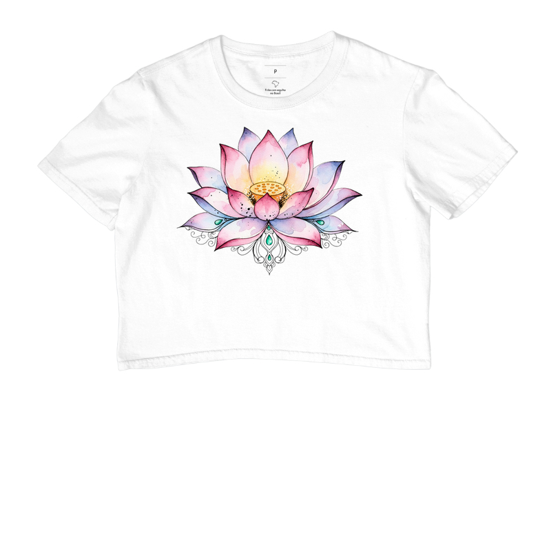 Flor de Lótus - Aquarela