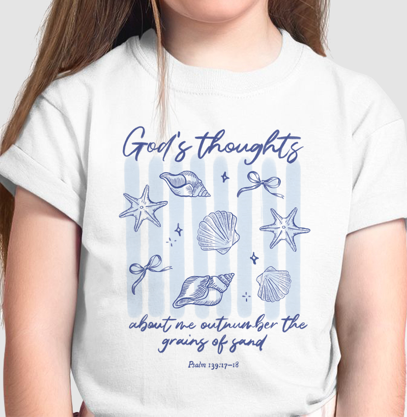 Tshirt Infantil God's Thoughts