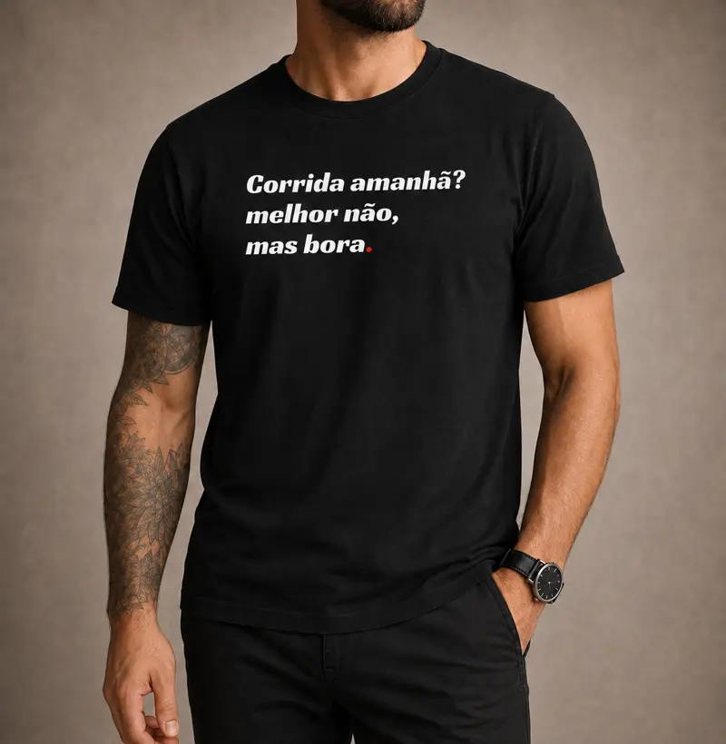 Corrida amanhã?