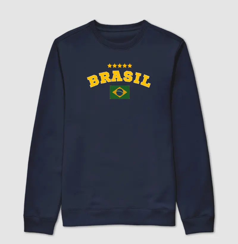 Moletom Suéter Slim | Brasil