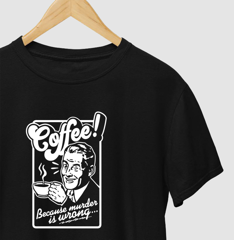 Camiseta Coffee Homem