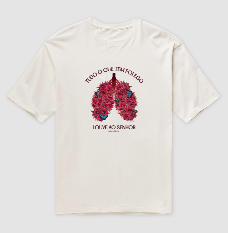 Camiseta Oversized Salmos 150:6