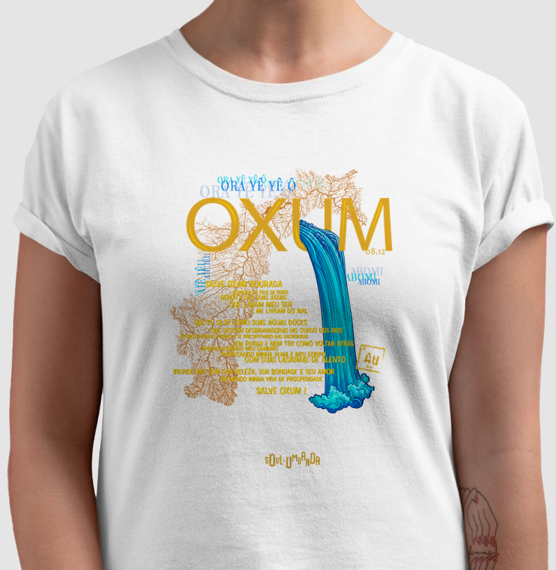 camiseta OXUM oração