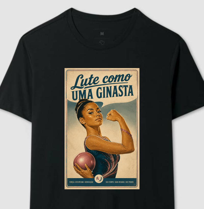 Lute como uma ginasta