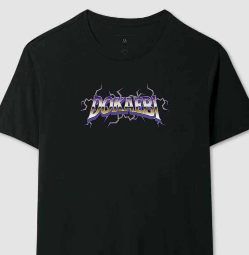 Camiseta thunder - Preta