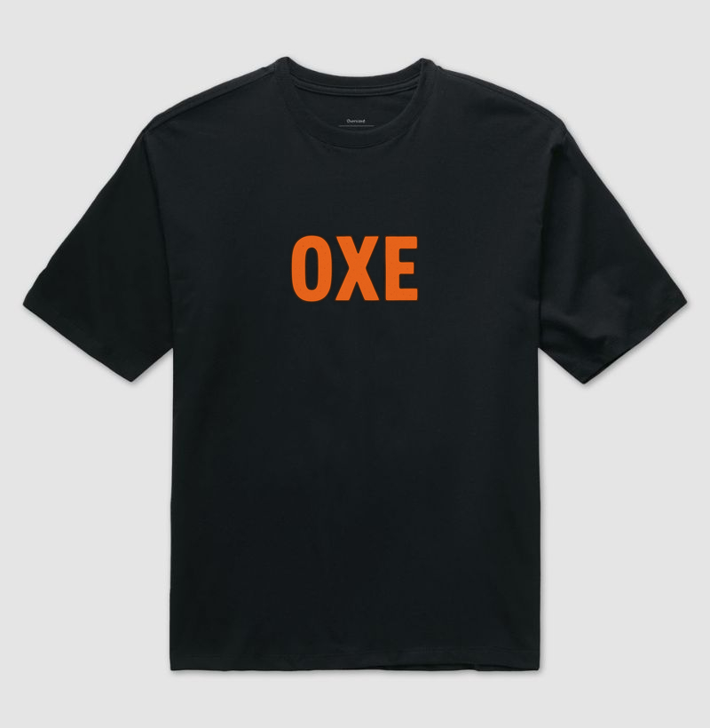 Camiseta Oversized Oxe!  Coleção Baianês. Unissex. Algodão Premium.