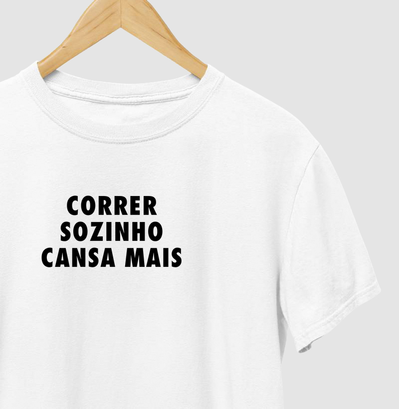 Correr sozinho cansa mais