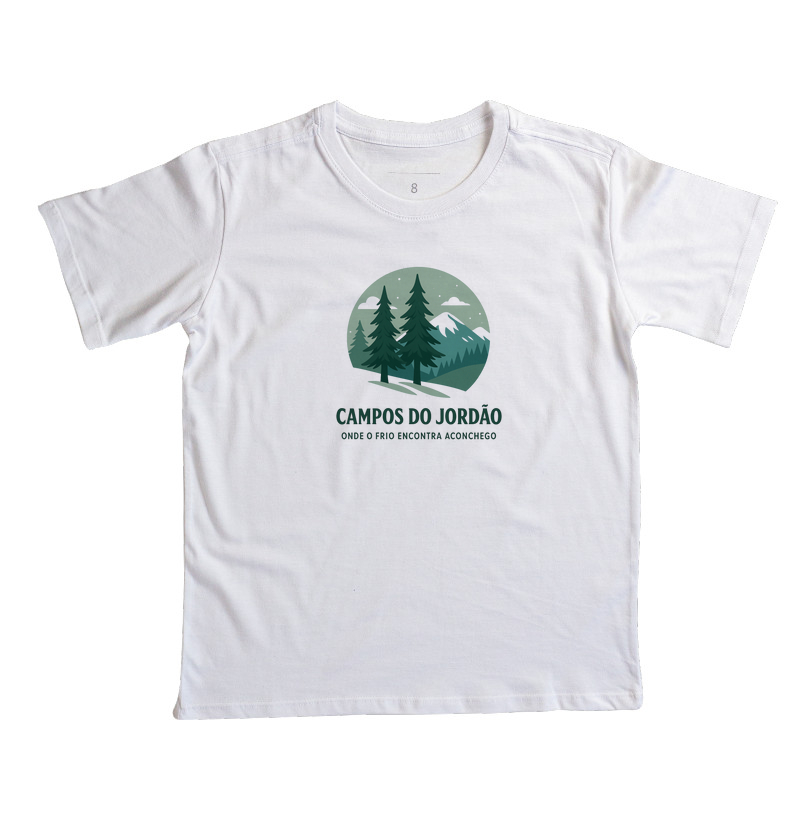 Camiseta Campos do Jordão – Onde o frio encontra aconchego