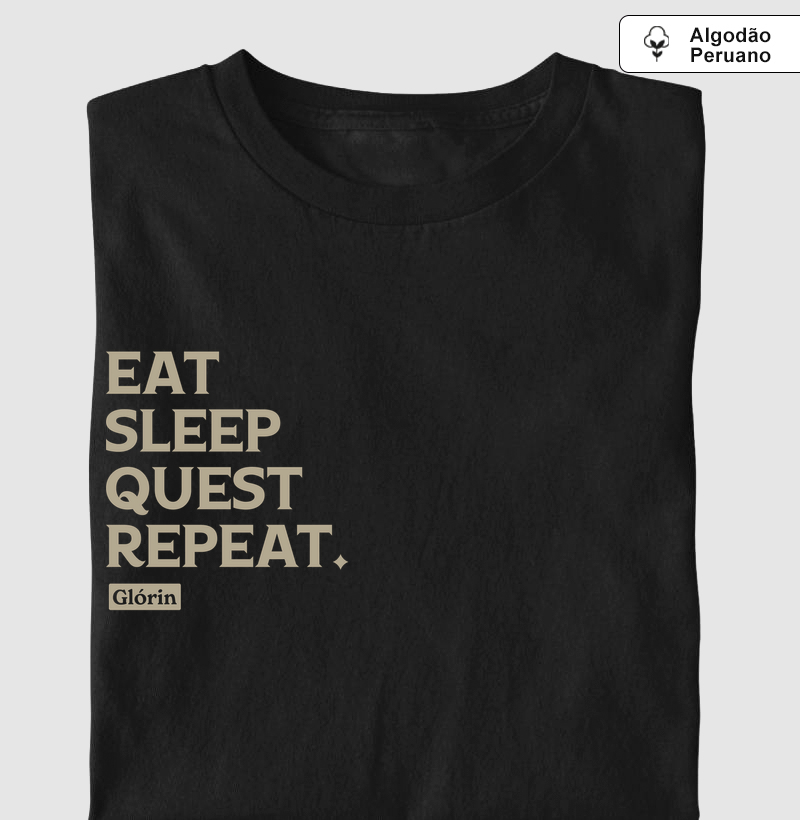 Daily Quest - Camiseta Algodão Peruano