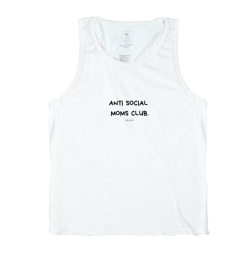 Camiseta anti social moms club