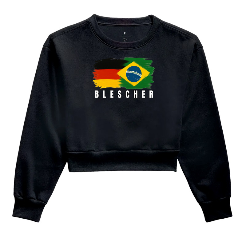 Blescher  - Cropped Moletom