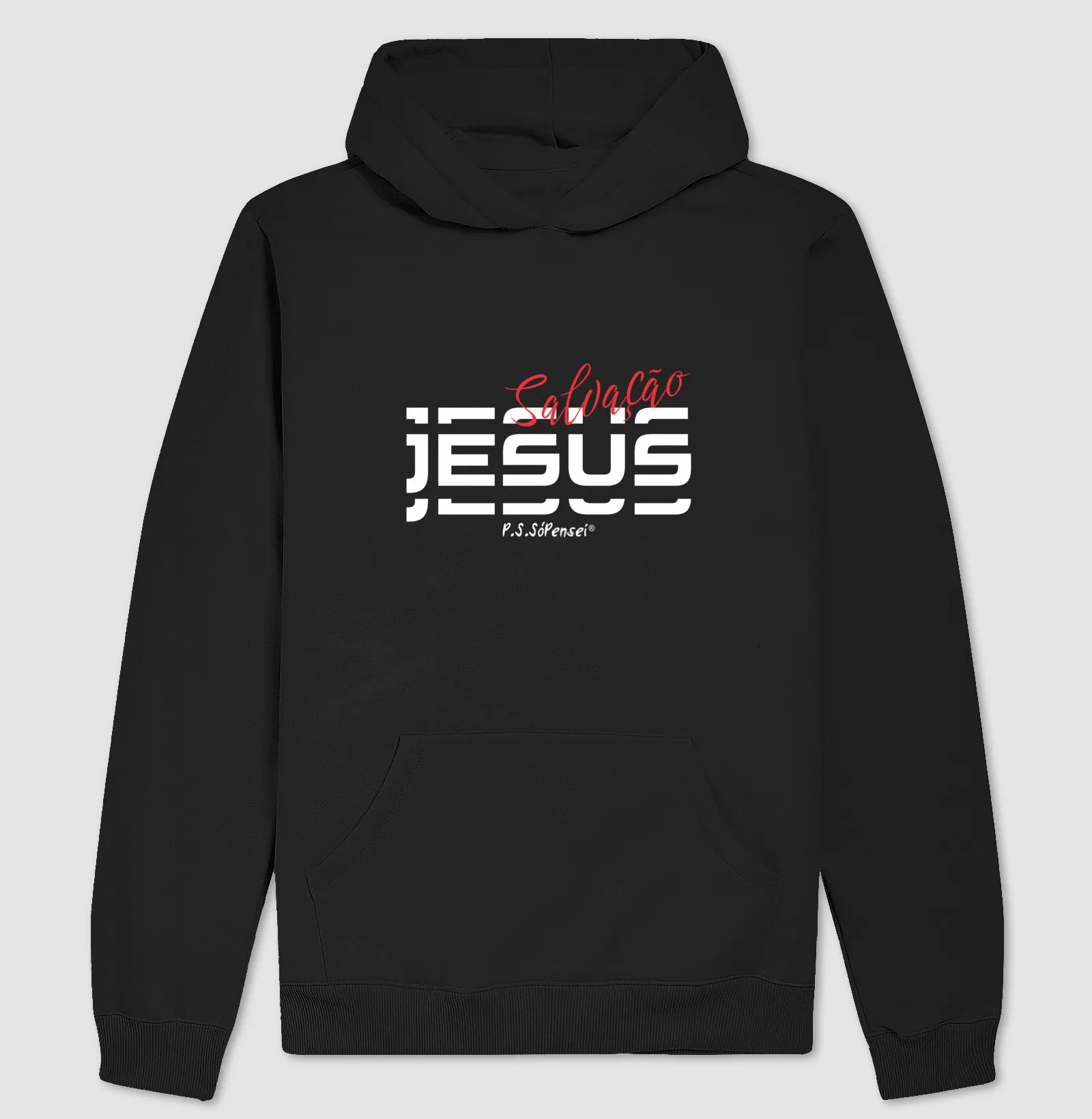 Hoddie - Jesus Salvação (vermelho)