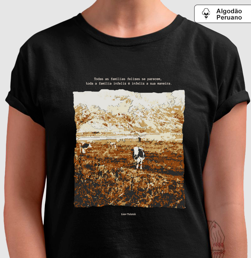 Camiseta Algodão Peruano FAMÍLIA Matutaremos