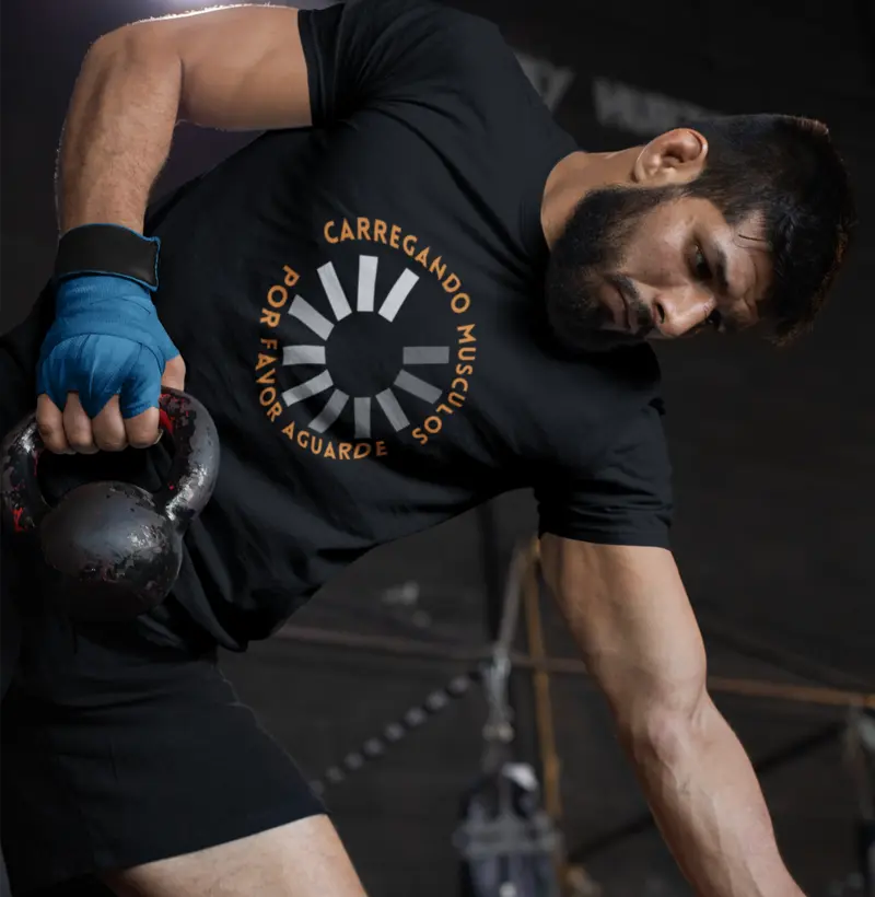 Carregando musculos, aguarde