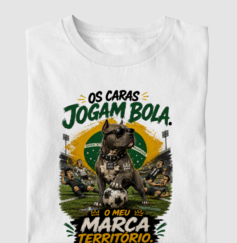 OS CARAS JOGAM BOLA. O MEU MARCA TERRITÓRIO.