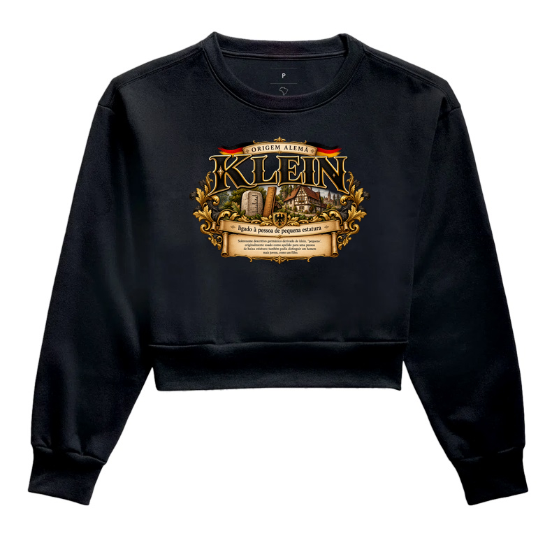 Klein  - Cropped Moletom