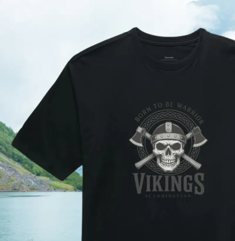 Viking Skull – Born to Be Warrior