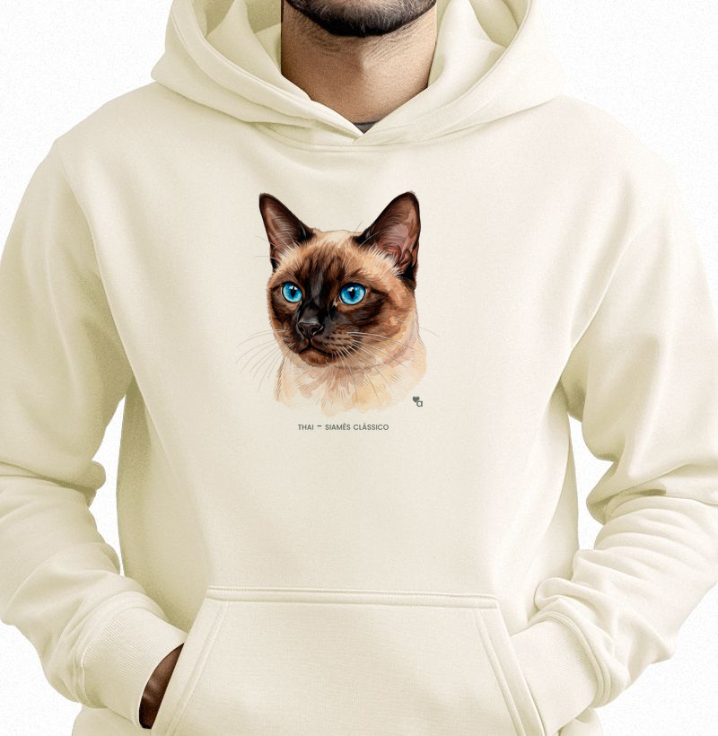 Gatos - Thai - Moletom Hoodie - Hoodie Moletom