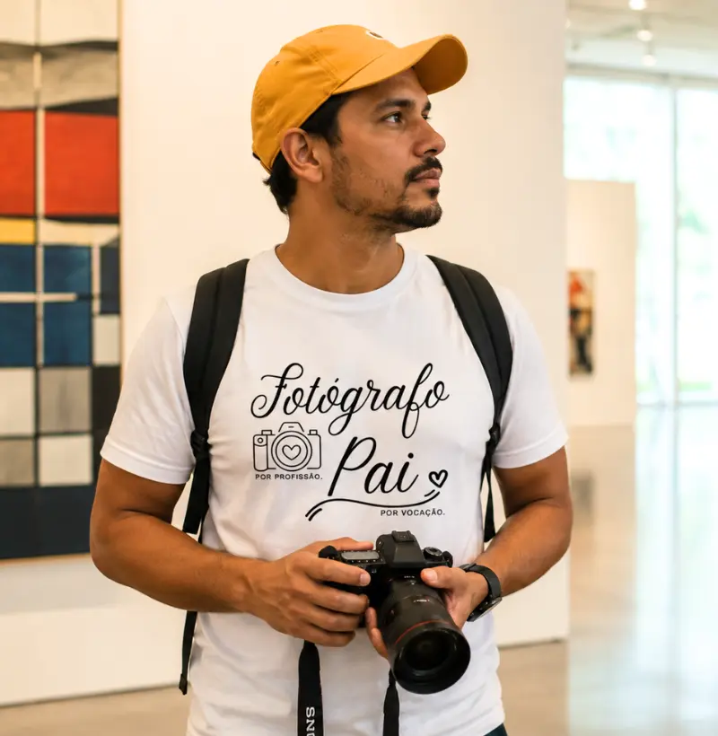 Fotógrafo por profissão, pai por vocação