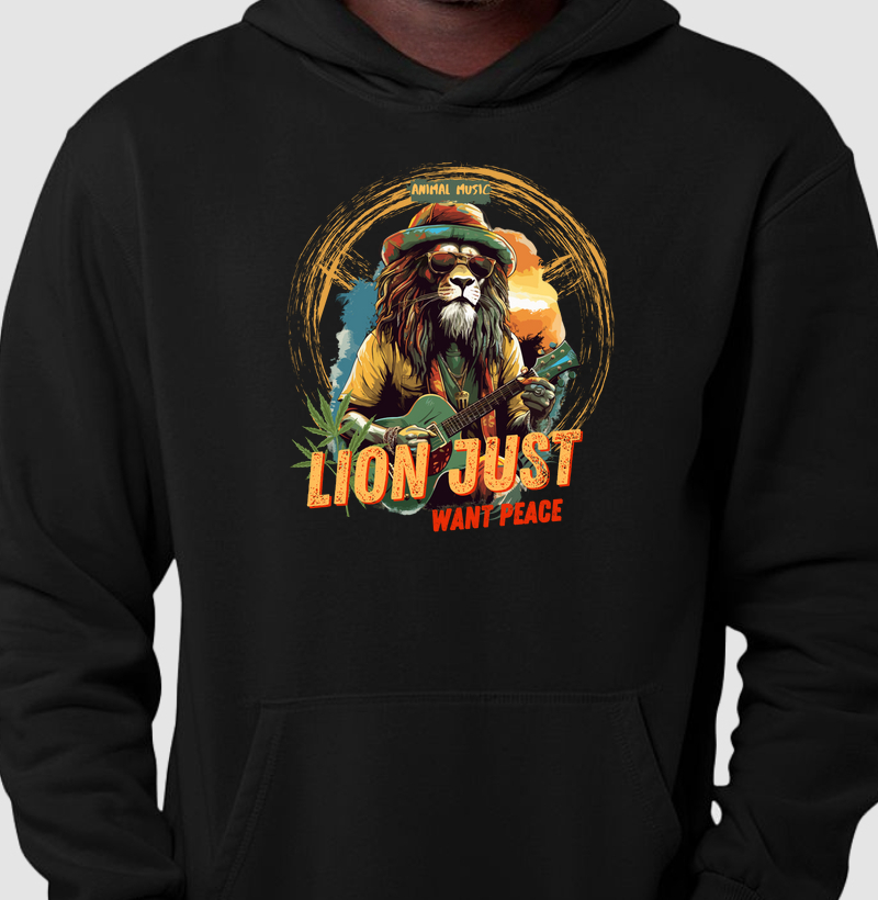 Hoodie Moletom Lion Just