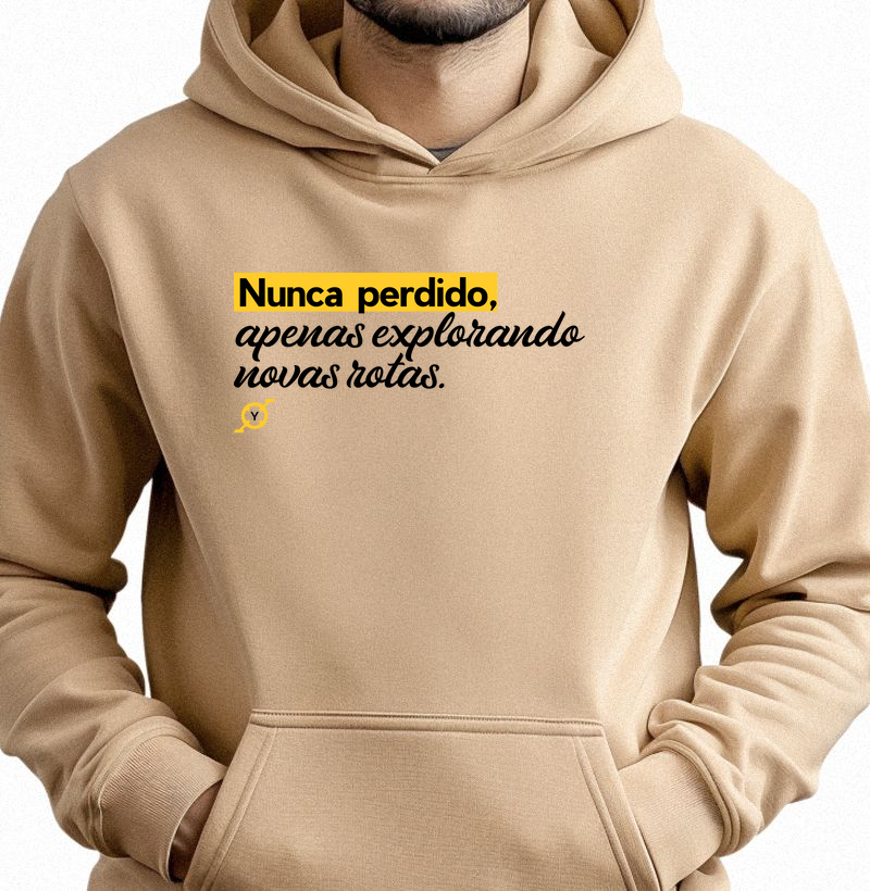 HOODIE MOLETOM YELLOWPEDAL NUNCA PERDIDO