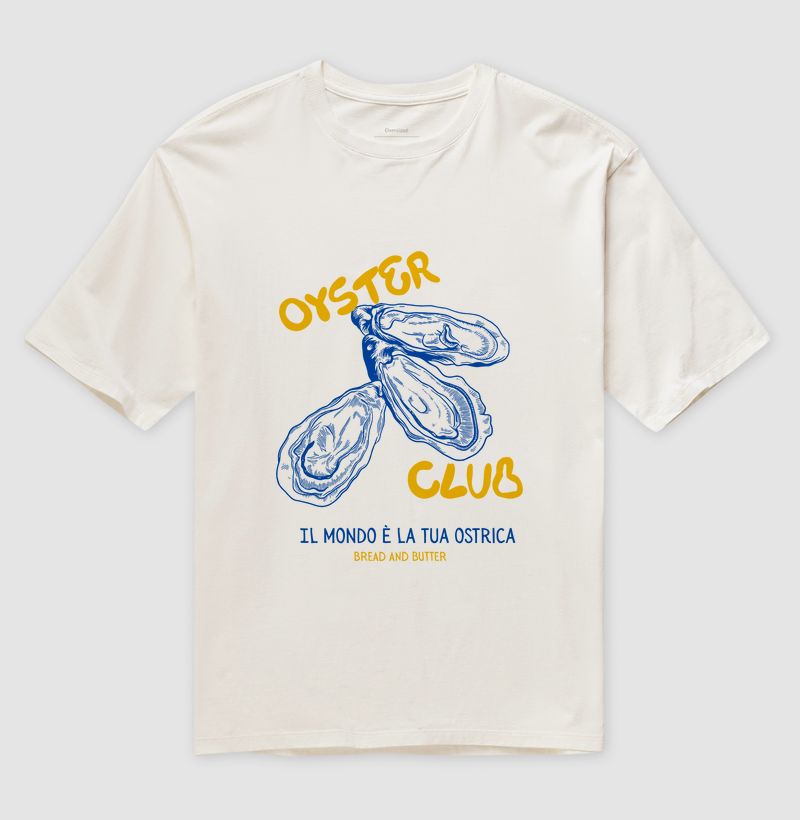 Camiseta Oversized Oyster Club