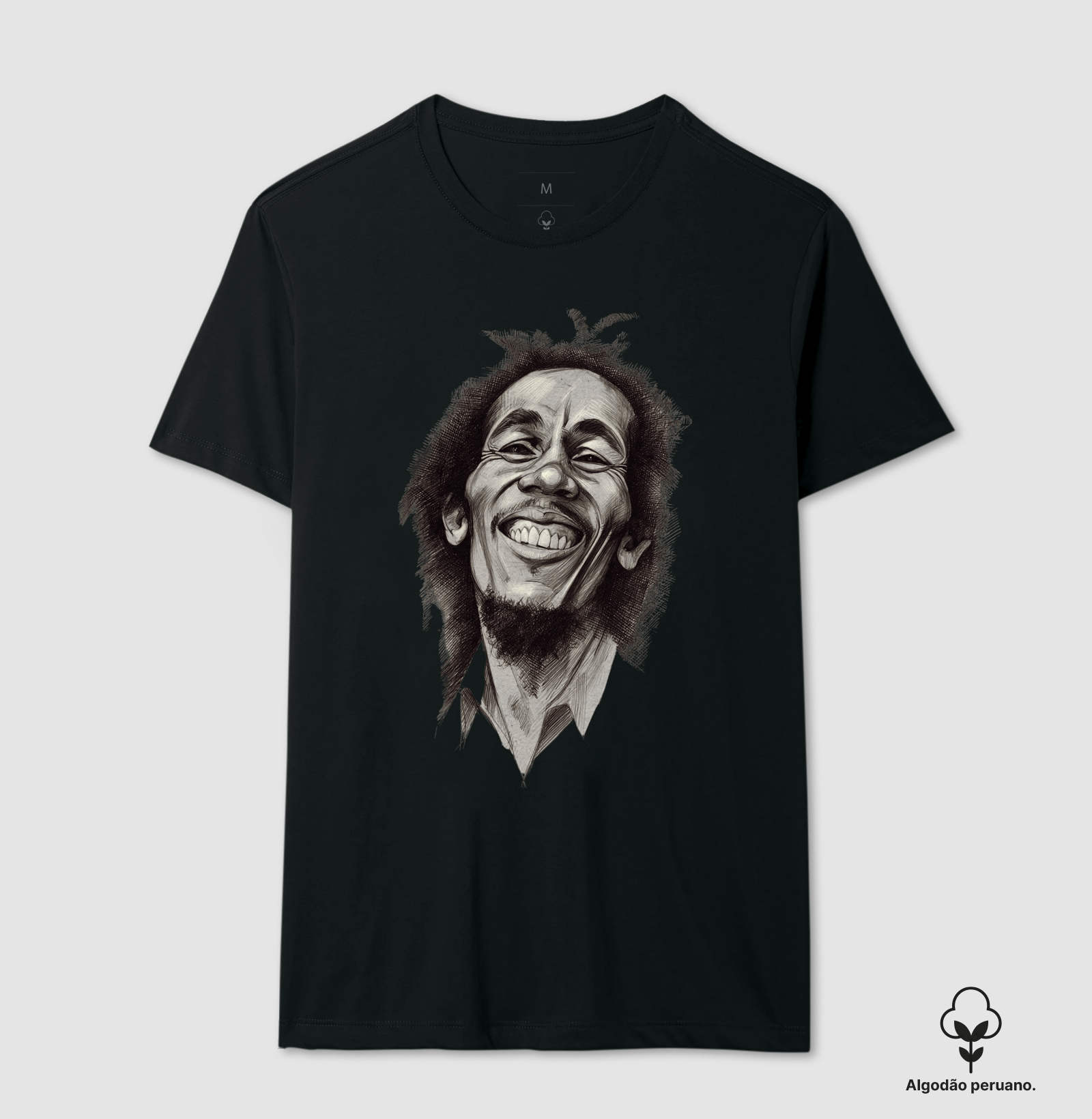 Reggae Smile - Camiseta Algodão Peruano