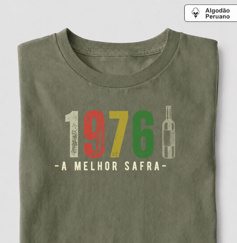 Camiseta Vinho - A Melhor Safra 1976