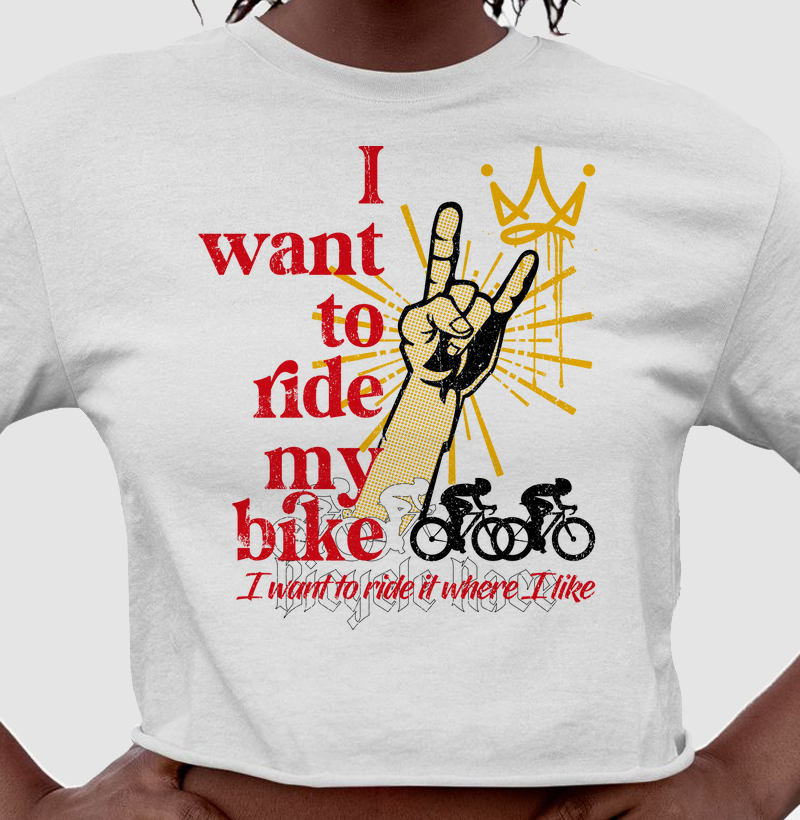 I want to ride my bike