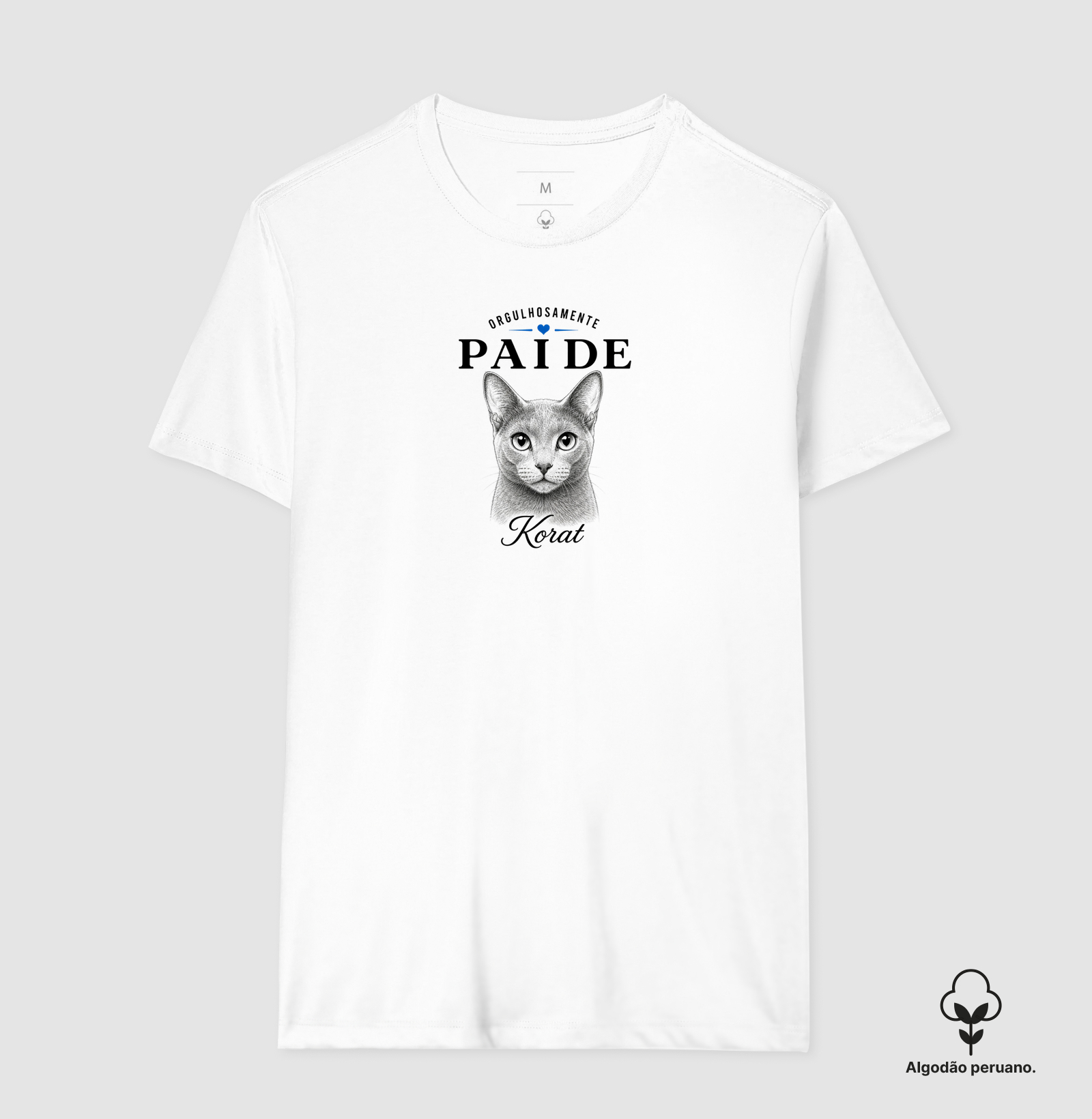 Pai de Korat - Camiseta Algodão Peruano