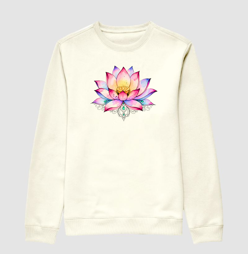 Flor de Lótus - Aquarela
