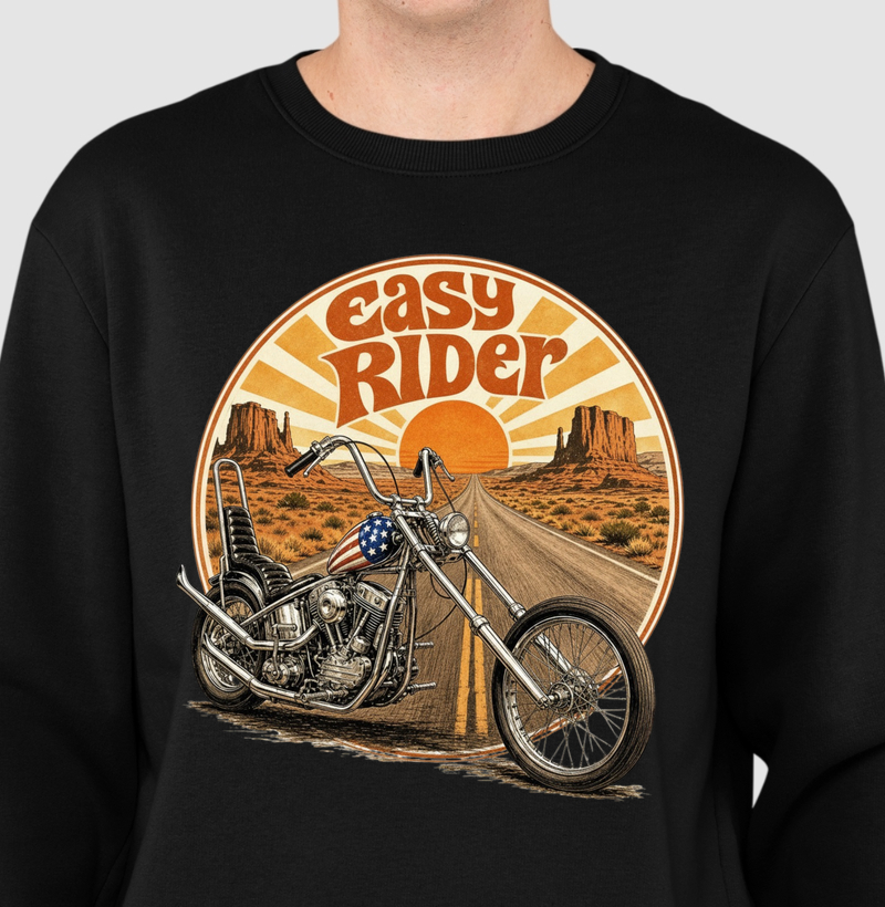 Moletom Easy Rider — Edição Fora da Curva #01