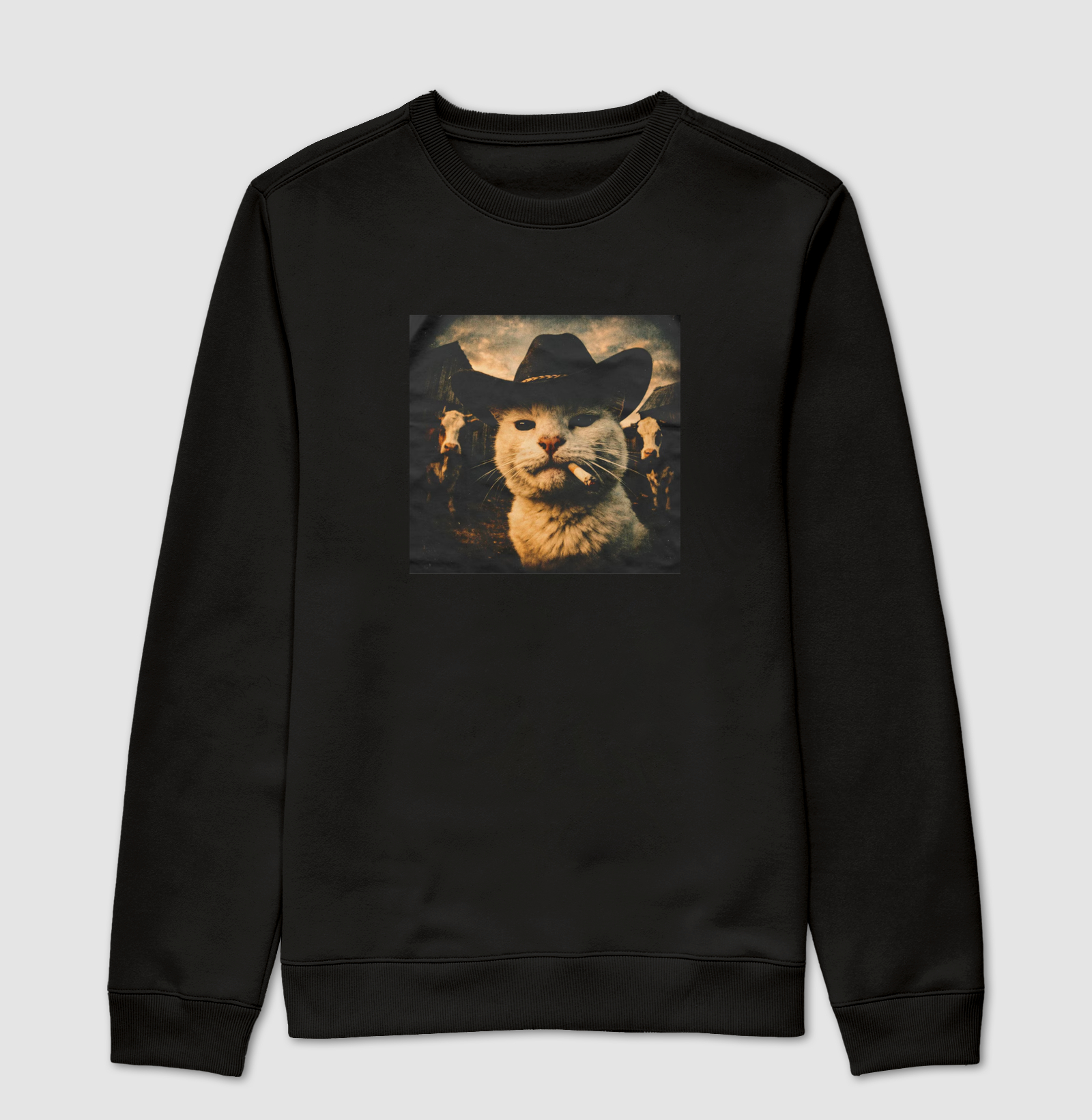 Camiseta premium Cowboy cat