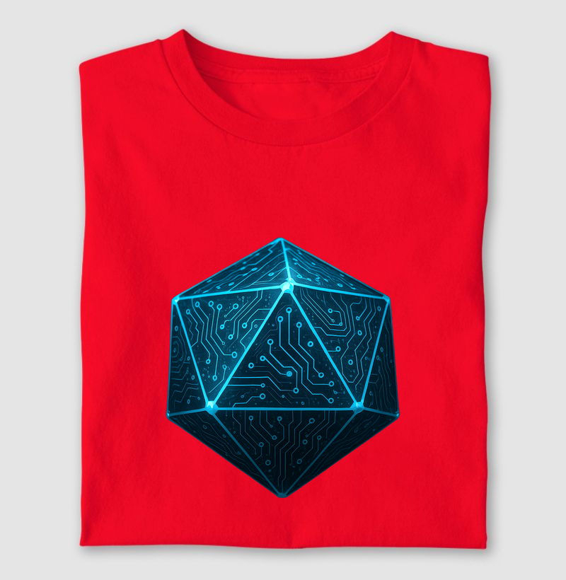 Icosaedro Hacker Neon