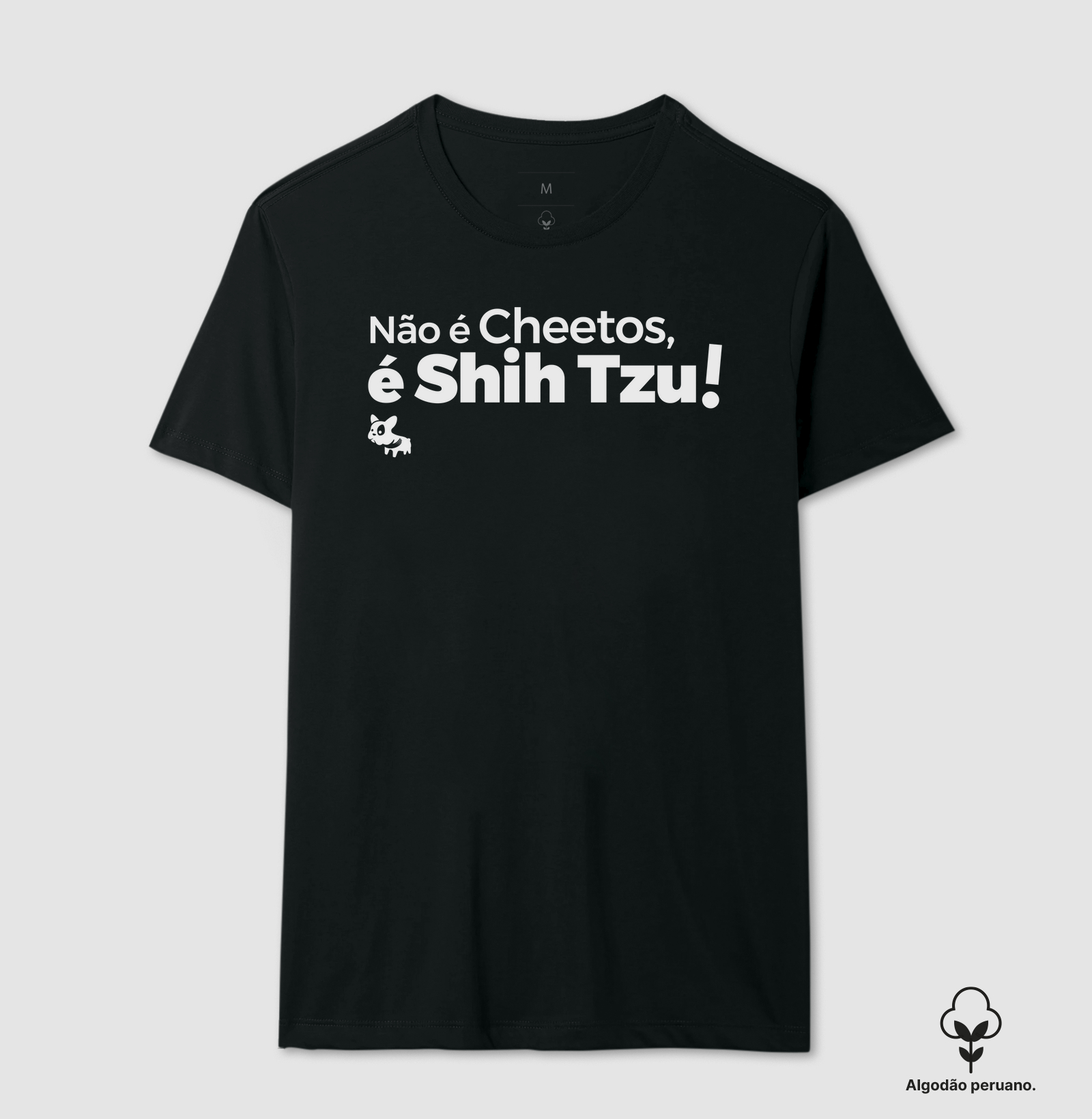 Camiseta Não É Cheetos