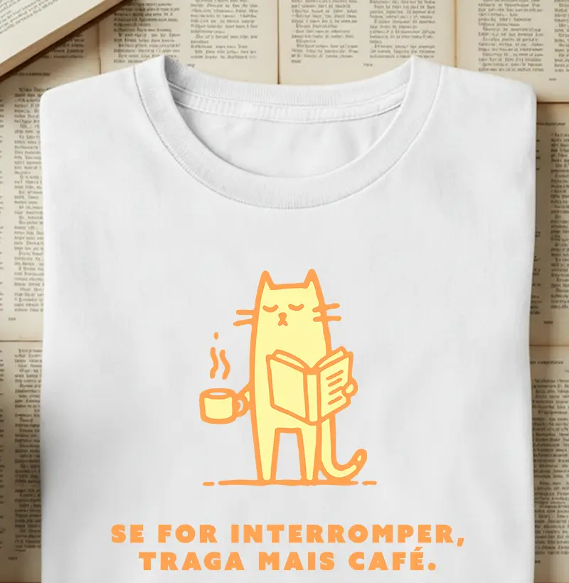 Se for interromper traga mais café