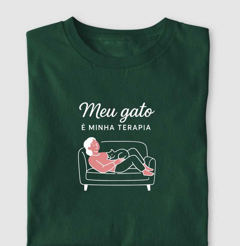Meu gato é minha terapia 