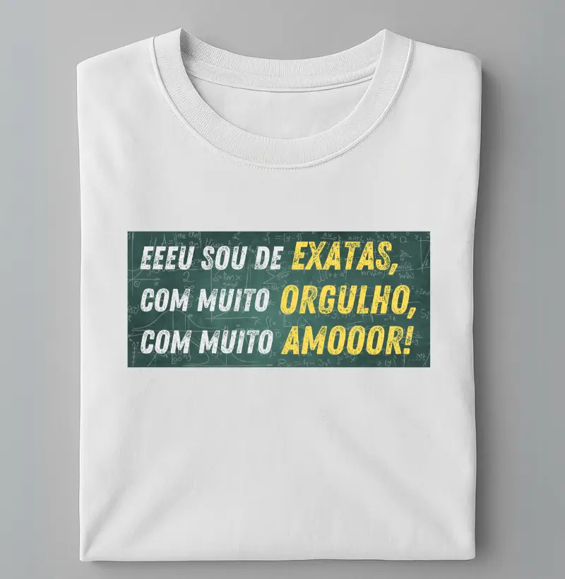 Eu sou de exatas