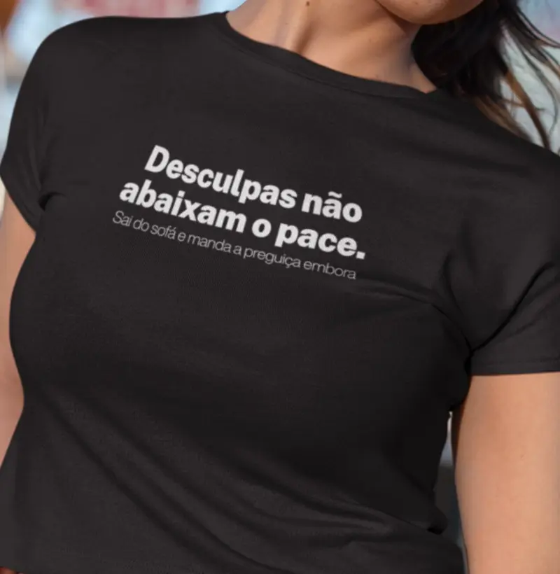 Desculpas não abaixam o pace