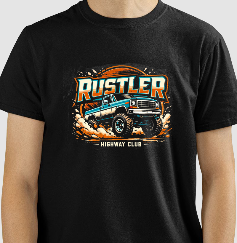 Camiseta Rustler Highway Club – Off Road Vintage Truck
