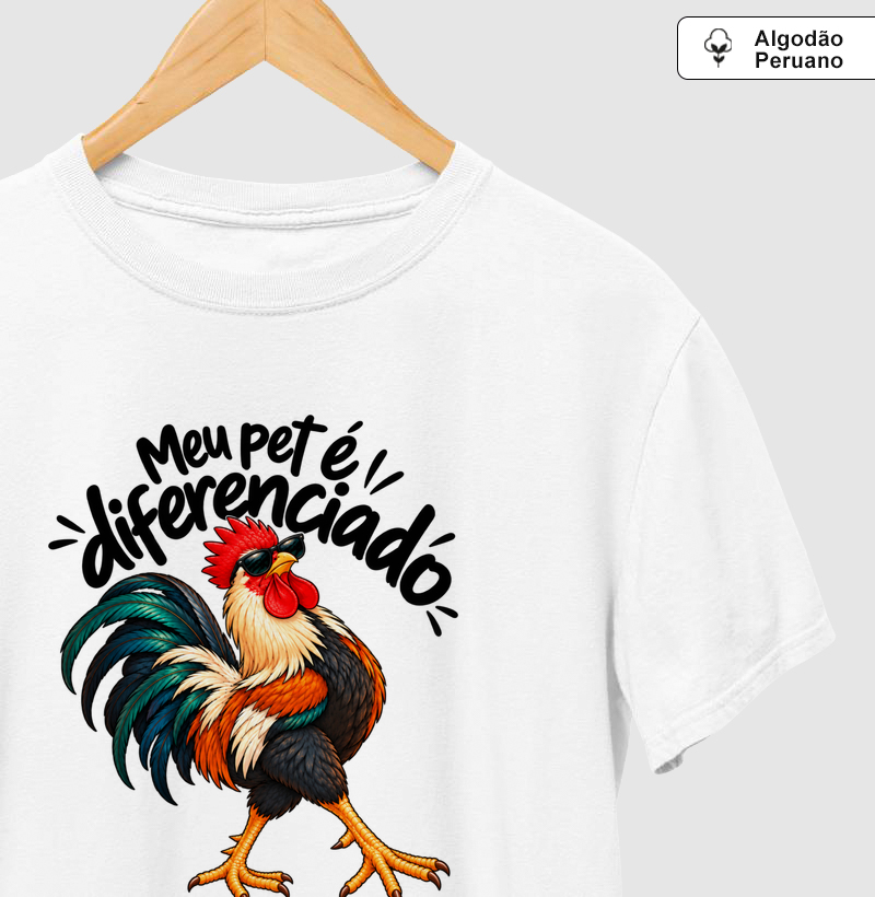 Galo Conquistador - Camiseta Algodão Peruano