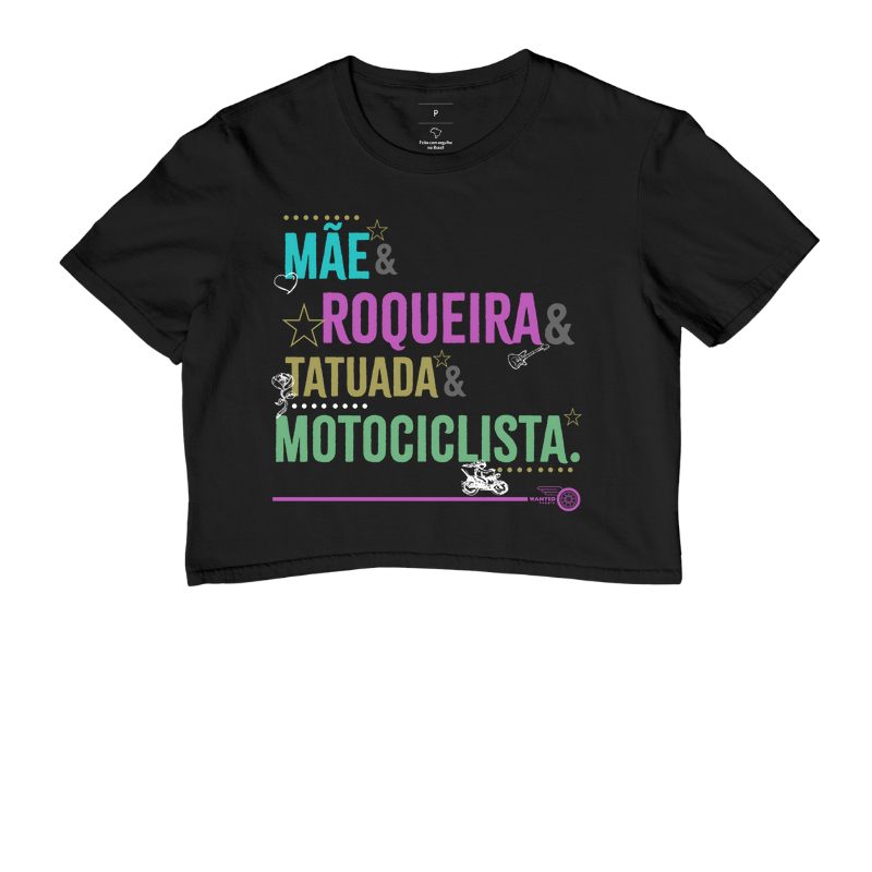 Mãe, Roqueira, Tatuada, Motociclista - Color